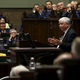 Jaroslaw Kaczynski in parliament.